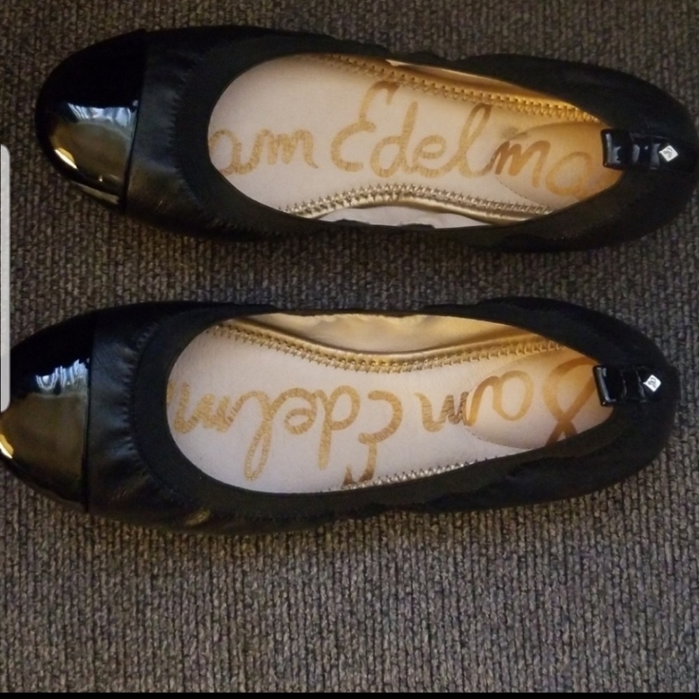 Sam Edelman Black Flats